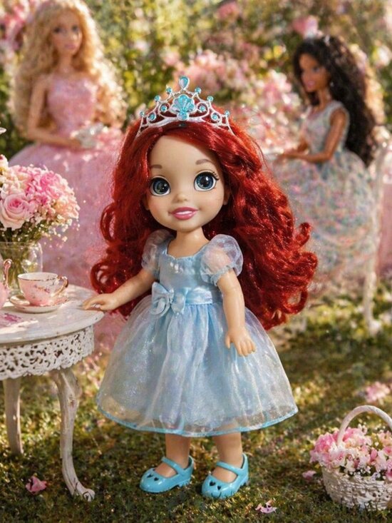 Disney Other - Disney Princess Female 15 Inch Doll Red Hair Plastic Ariel Iconic Royalcore Rare